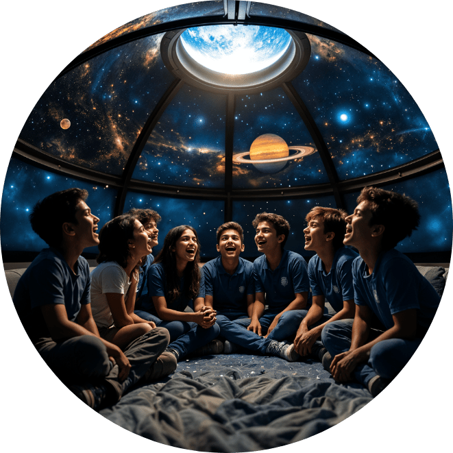 Planetarium shows in schools